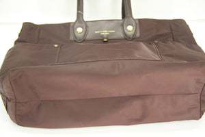 Marc Jacobs Preppy Nylon Eliz-a-baby Diaper bag New $348 Carob brown tote