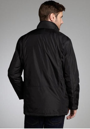 Marc New York by Andrew Black Nylon Branson Mens Rain Jacket Size Large $375 New