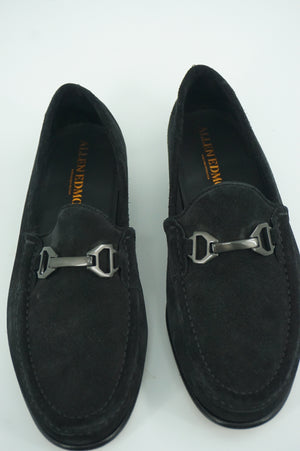 Allen Edmonds Vinci Loafers Black Suede Size 8 Mens