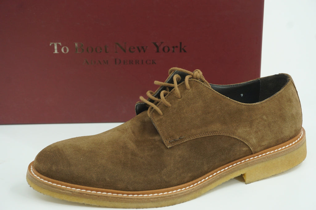 To Boot New York Park Brown Suede Men's Chukka Oxford SZ 9 Derby Shoes