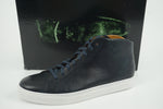 Magnanni Mack Blue Perforate Leather Lace Up D Sneaker SZ 12 NIB $335 High Top