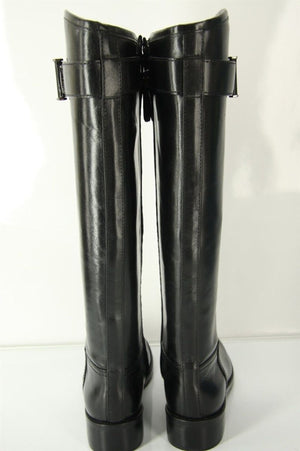 Tory Burch Grace Classic Tall Knee High Riding Boots SZ 6 Belted Top New $495