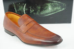 Magnanni Vale Penny Loafers Men's Dress Shoes SZ 13 Brown Leather $350 NIB