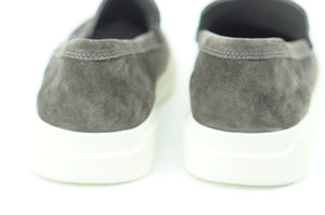 Allen Edmonds Venetian Grey Suede Slip on Sneaker Shoe Size 10 New Burke