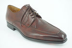 Magnanni Waro Apron Toe Oxford Derby Dress Shoes Size 8 Brown $395