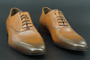 Bruno Magli Caymen Brown leather Dress Shoes Size 11 Men's Italy Made $450