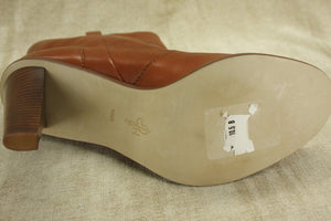 Cole Haan Leather Kendall pull On Ankle Boots SZ 10.5 $278 New Western Cowboy