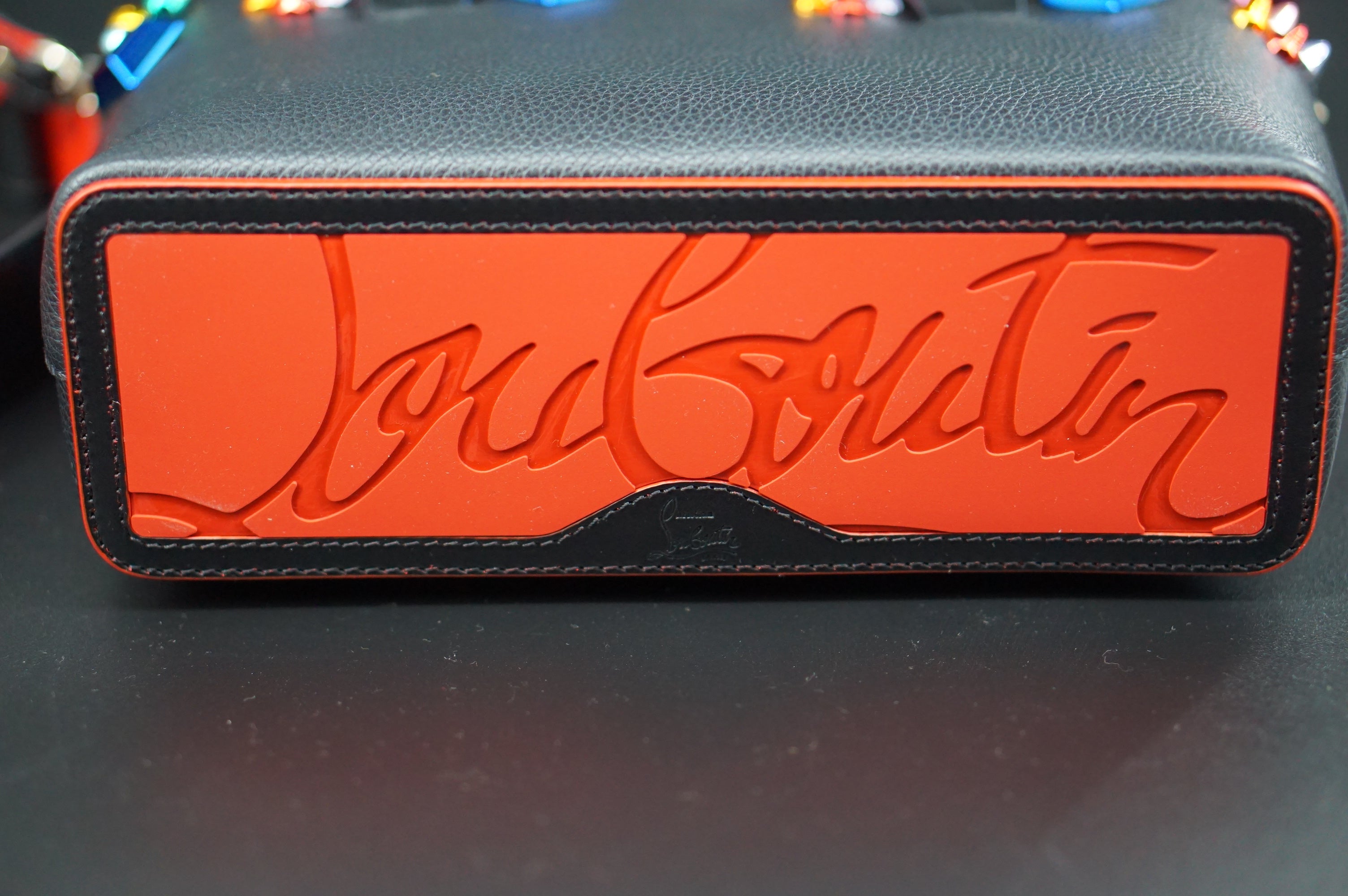 Christian Louboutin Mini Cabata East /West Leather Tote $1390 studs Black