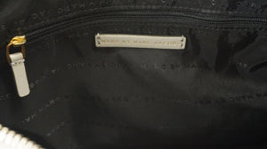 Marc by Marc Jacobs Washed Up Messenger Hobo Crossbody Bag $398 New Grey Leather