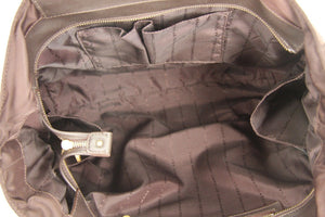 Marc Jacobs Preppy Nylon Eliz-a-baby Diaper bag New $348 Carob brown tote